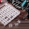 Bobbin Box Organizer – Transparent Plastic Case with 25 Slots for Empty Bobbins and Spools, Sewing Craft Storage Box for Sewing Machine Accessories.